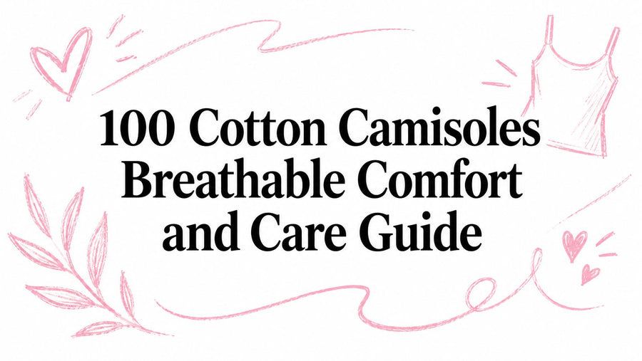 100 Cotton Camisoles Breathable Comfort and Care Guide