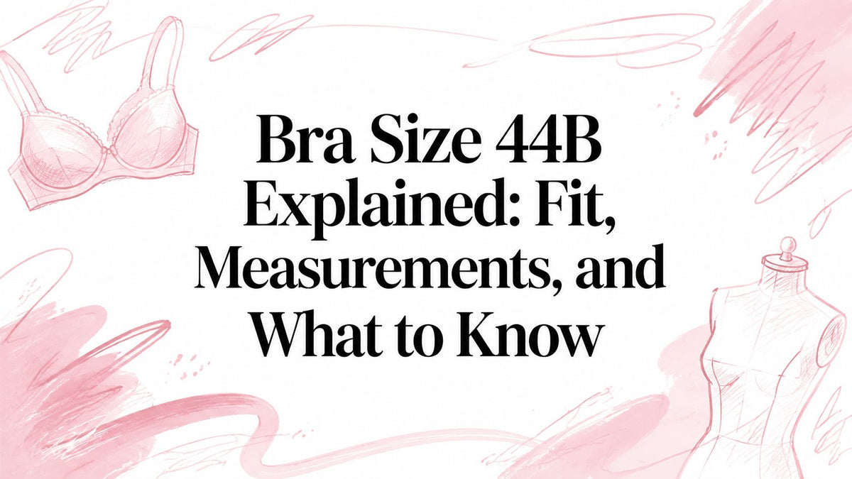 Bra Size 44B Explained: Fit, Measurements, and What to Know