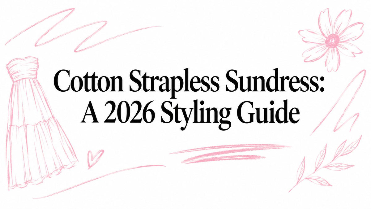 Cotton Strapless Sundress: A 2026 Styling Guide