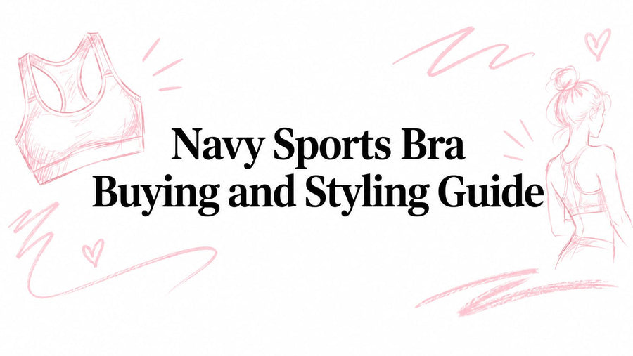 Navy Sports Bra Buying and Styling Guide
