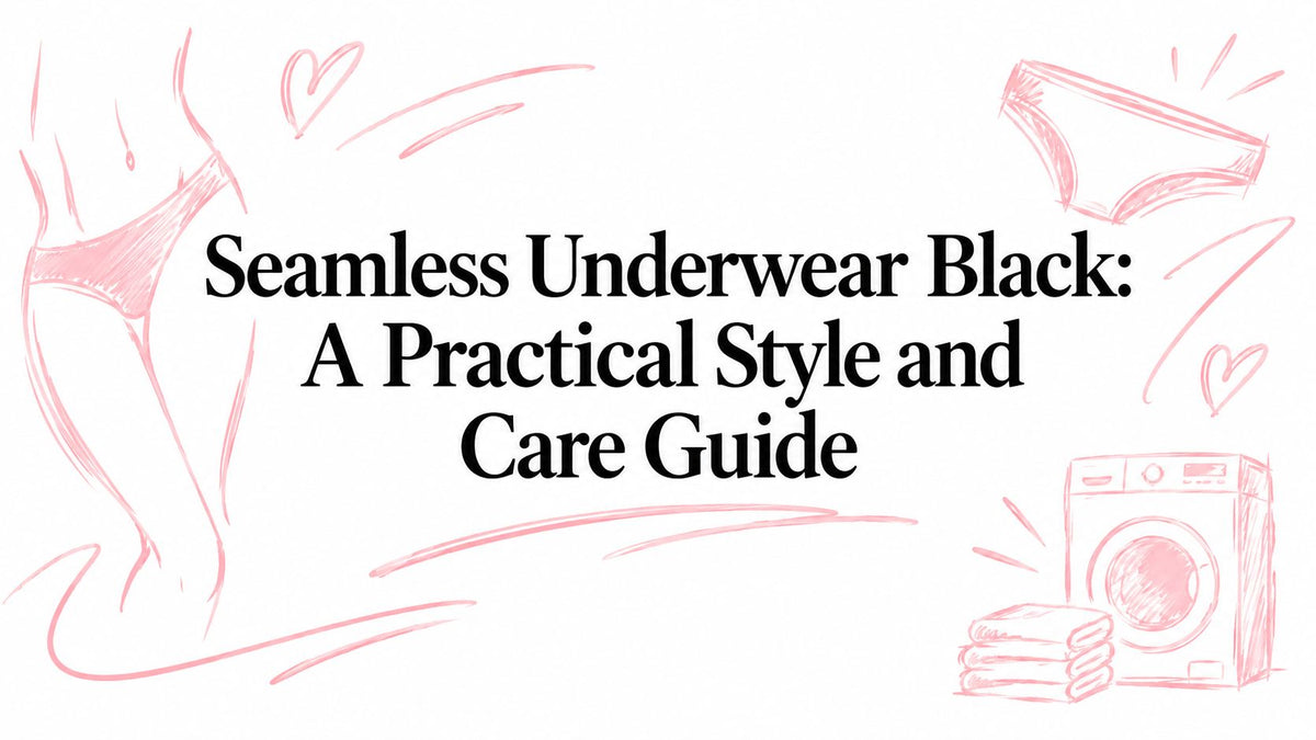Seamless Underwear Black: A Practical Style and Care Guide