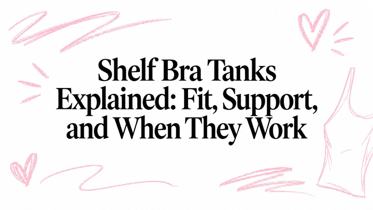 Shelf Bra Tanks Explained: Fit, Support, and When They Work