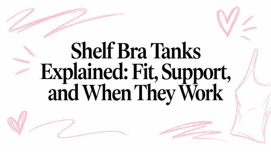 Shelf Bra Tanks Explained: Fit, Support, and When They Work