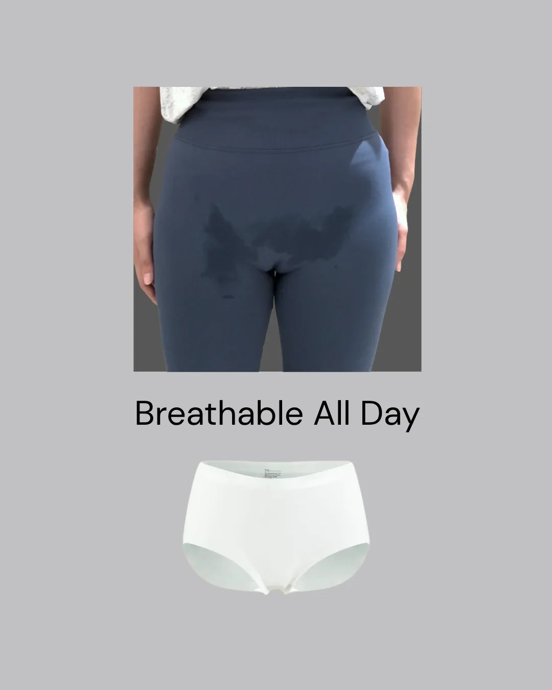 Breathable all-day underwear with moisture-wicking fabric for lasting freshness and comfort
