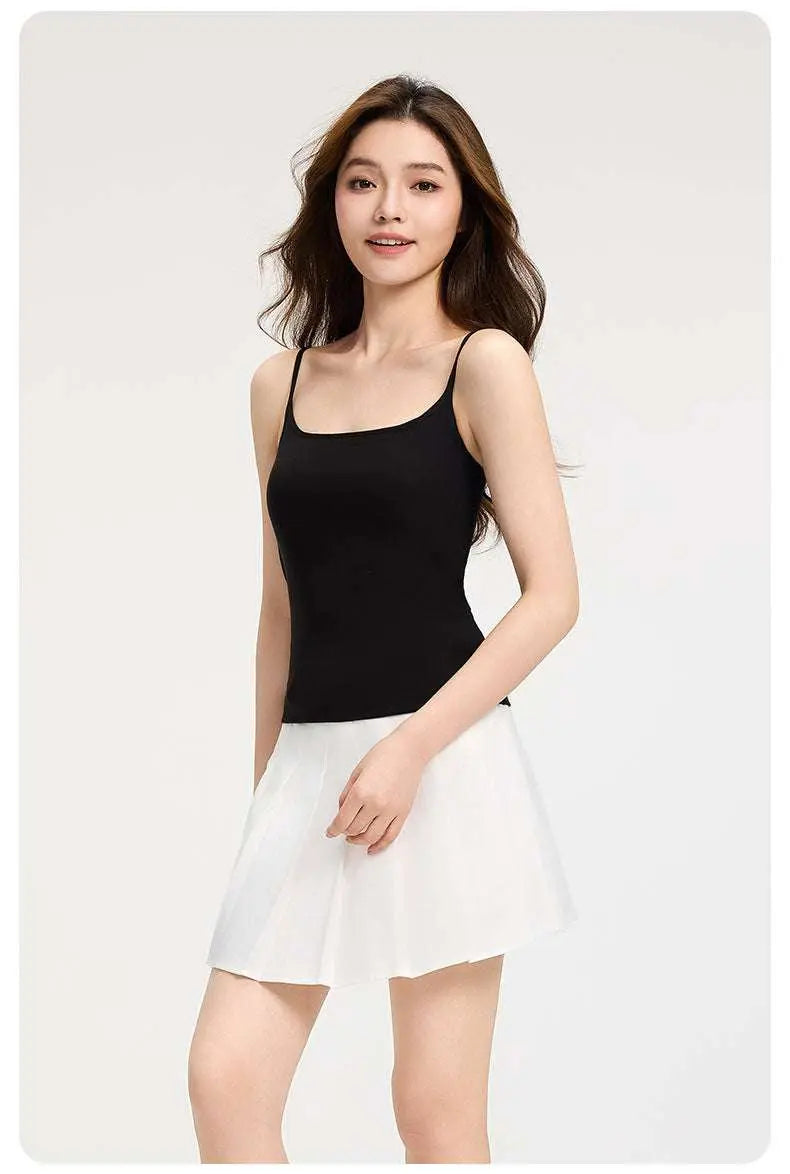 Slim-Strap Tank Top Nuage