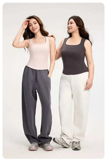 Square Neck Wide Strap Tank Top Nuage