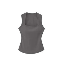 Square Neck Wide Strap Tank Top Nuage