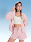NuMotion Core AirLite Hooded Zip Jacket Nuage