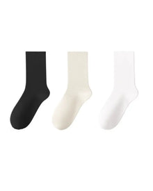 Ribbed Stacked Mid-Calf Socks Nuage