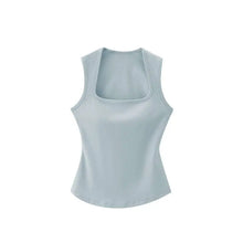 Square Neck Wide Strap Tank Top Nuage
