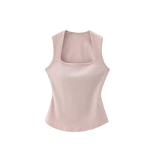 Square Neck Wide Strap Tank Top Nuage