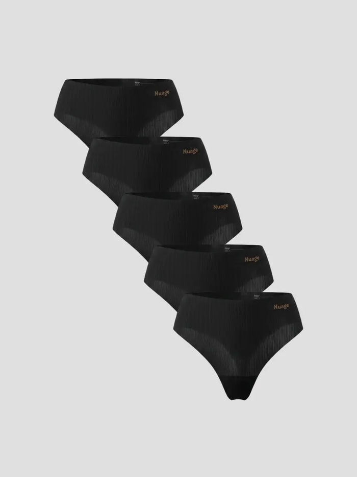 Nuair Mesh FlexShield Thong (5-Pack) Nuage