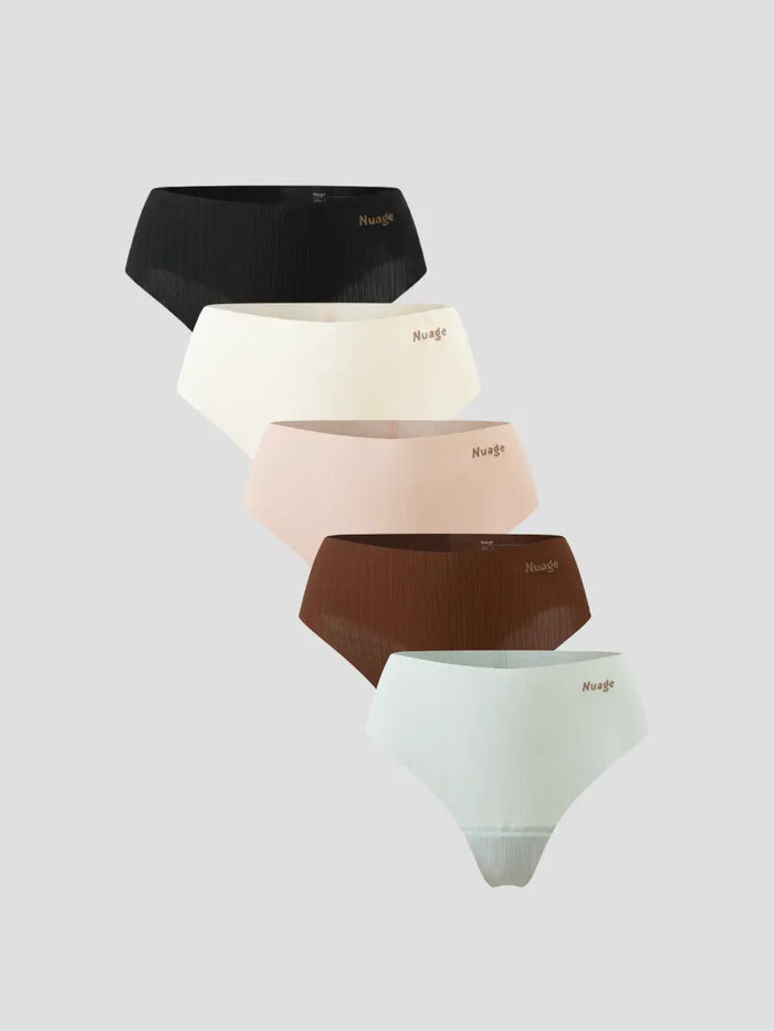 Nuair Mesh FlexShield Thong (5-Pack) Nuage