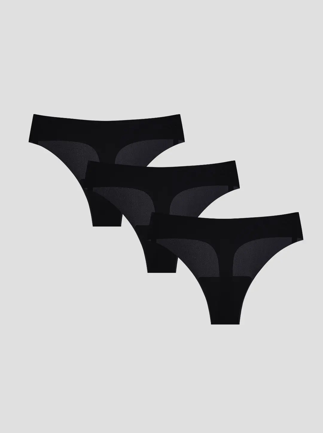 Three NuCloud Original Thong on a light gray background