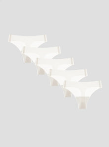Set of NuCloud Original Thong（5-Pack）on a light gray background