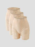 NuForme Lifting Boxer 3-pack beige shaping boxers with 3D contouring and tummy control
