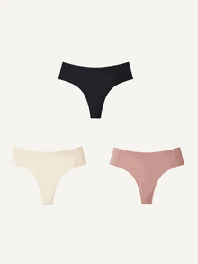 SmoothMove Anti-Camel Toe Thong Kit of 3 Nuage