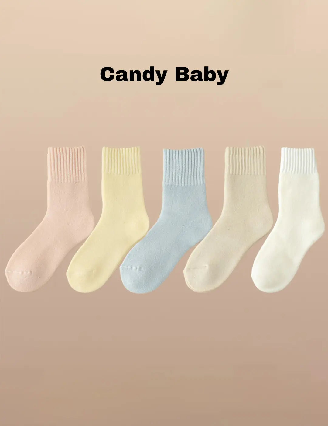 The Cloud Warm Crew Sock Kit of 5 Nuage