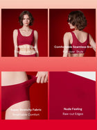 NuCloud Red Holiday Bra Set Nuage