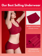 NuCloud Red Holiday Bra Set Nuage